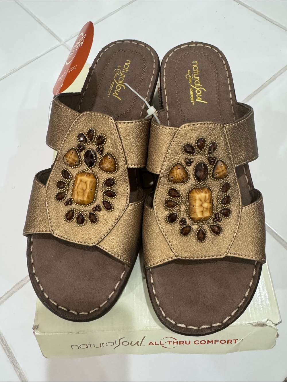 Natural Soul Beaded Sandals!